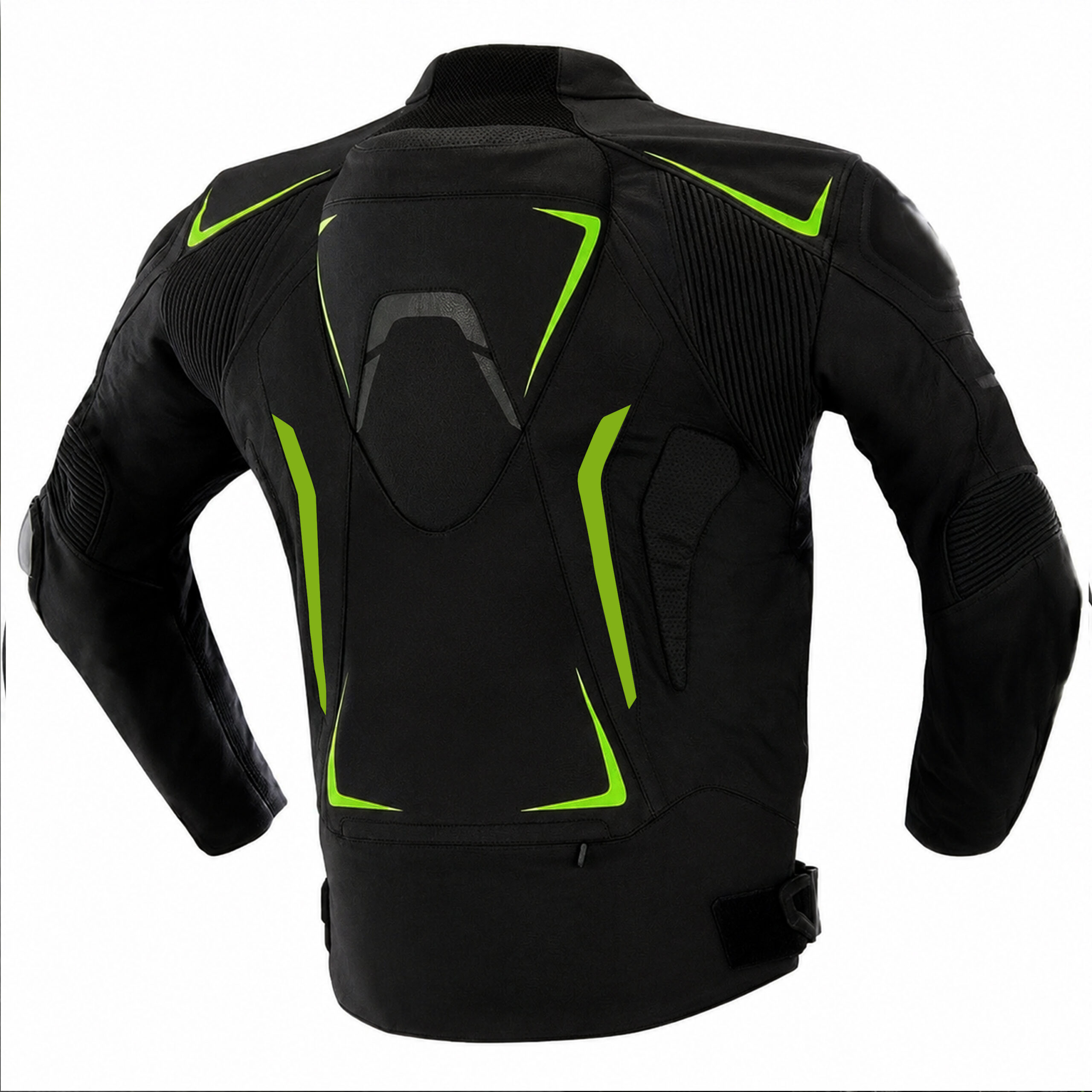 Leather Motorbike Jacket Protective Motorcycle Leather Jacket Moto Racing - Image 3