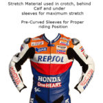 Repsol Honda ONE HEART Marc Marquez Motorbike Suit 1 piece - Image 3