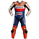 Repsol Honda ONE HEART Marc Marquez Motorbike Suit 1 piece - Image 2