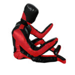 Grappling Dummy Defender Pro Brazilian Juijitsu Dummy Human Shaped Smarty Black Red - Image 3