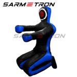 Grappling Submission Dummy Brazilian Juijitsu Dummy Kneeling Human Shaped Black Blue