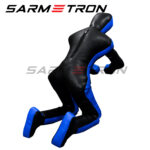 Grappling Submission Dummy Brazilian Juijitsu Dummy Kneeling Human Shaped Black Blue - Image 5