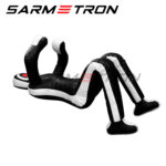 Grappling Submission Dummy Brazilian Juijitsu Dummy Kneeling Human Shaped Black White