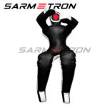 Grappling Submission Dummy Brazilian Juijitsu Dummy Kneeling Human Shaped Black White - Image 2