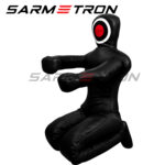 Grappling Submission Dummy Brazilian Juijitsu Dummy Kneeling Human Shaped Full Black